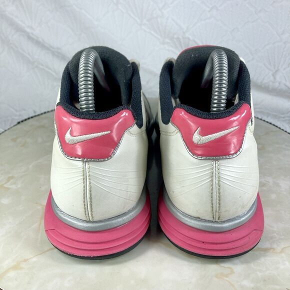 Nike Lunar Speed 3 Tennis Sneakers Sz 7.5 White Silver Athletic Workout Shoes - Picture 8 of 12